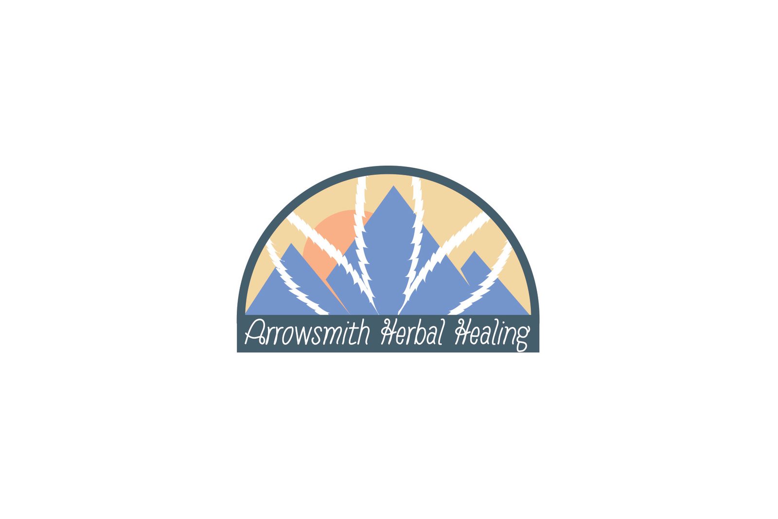 Logo concept: sunrise arch