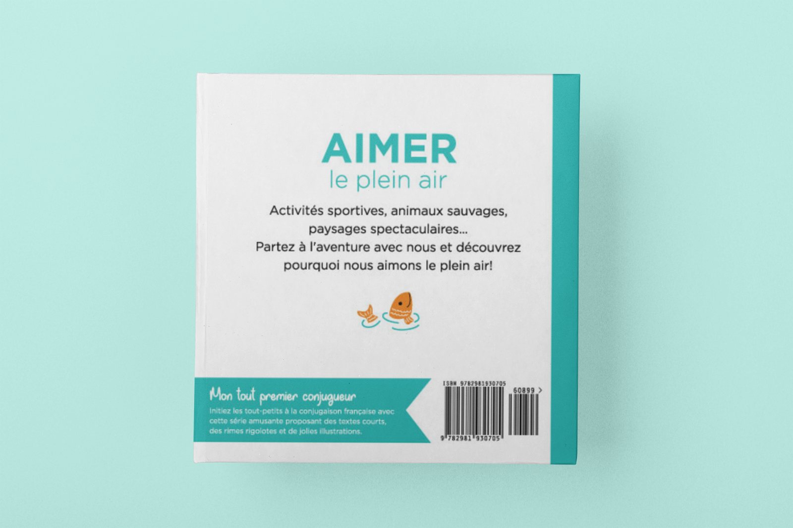 Back cover concept, teal