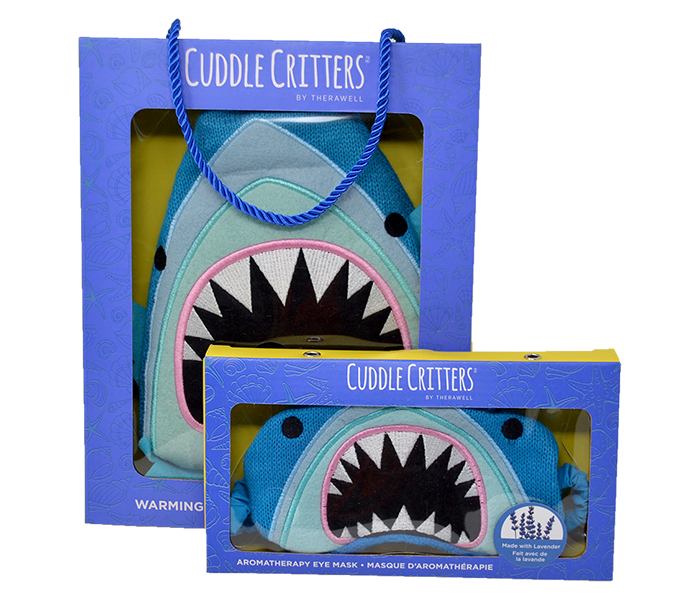 Shark warming pack and sleep mask set