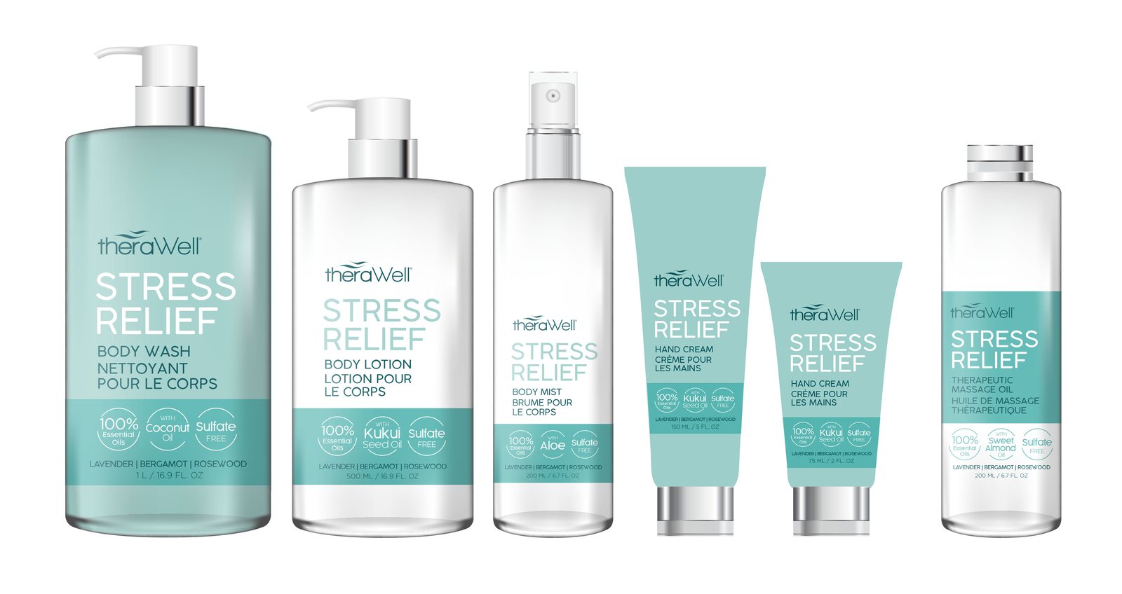 Stress relief body care line