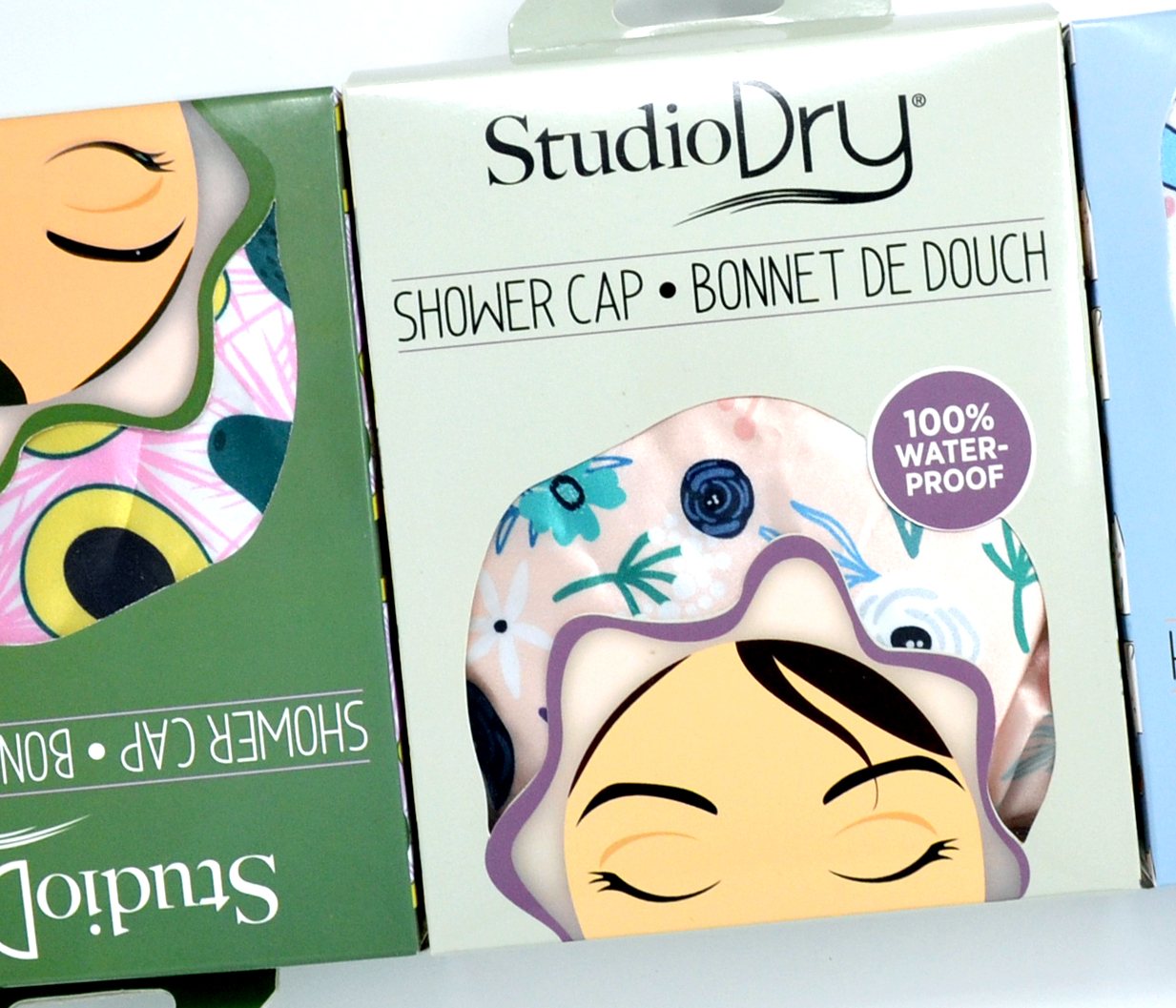 StudioDry shower cap packaging