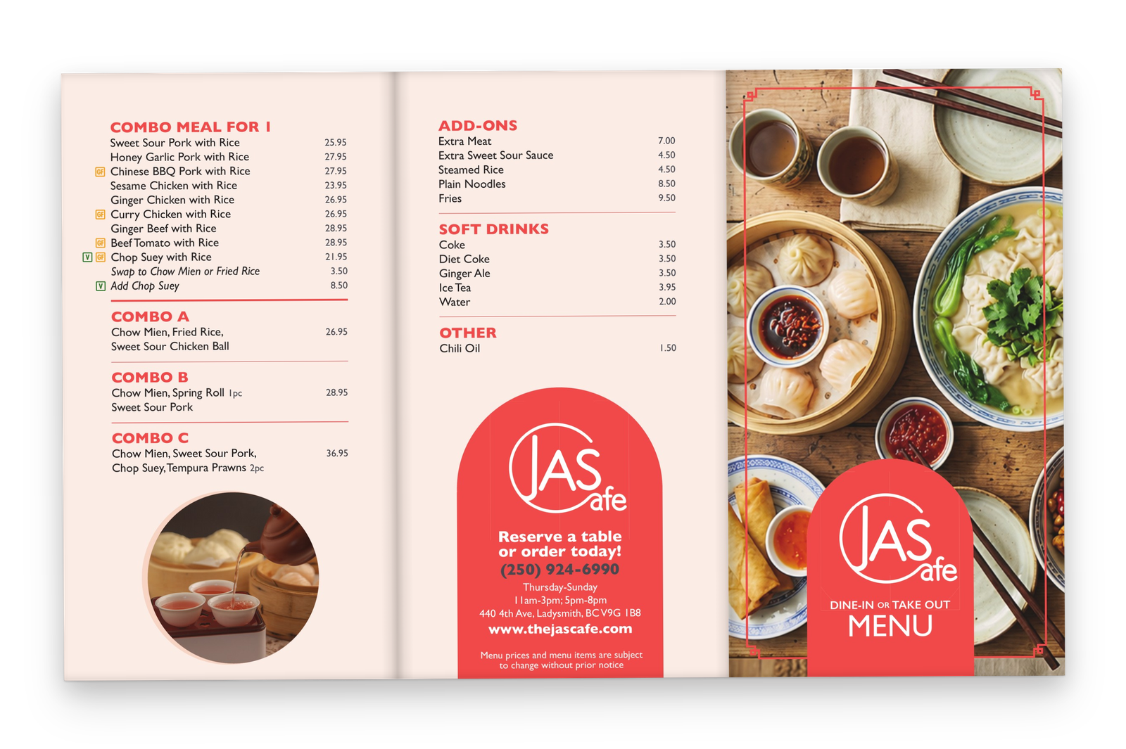 Main menu, outside